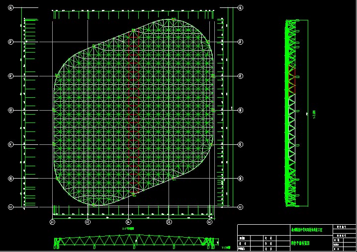 南昌杭州转塘中学网架设计