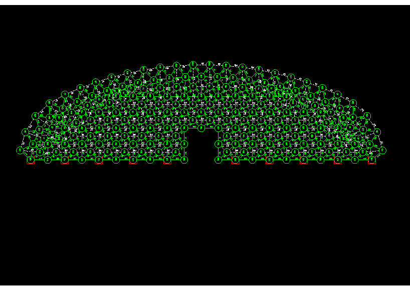 南昌锡林浩特91跨，1000米长干煤棚网架设计